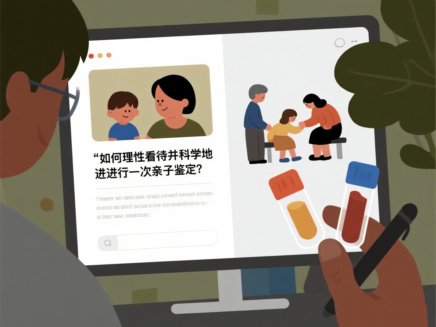 家庭风暴的平静之眼：如何理性看待并科学地进行一次亲子鉴定？