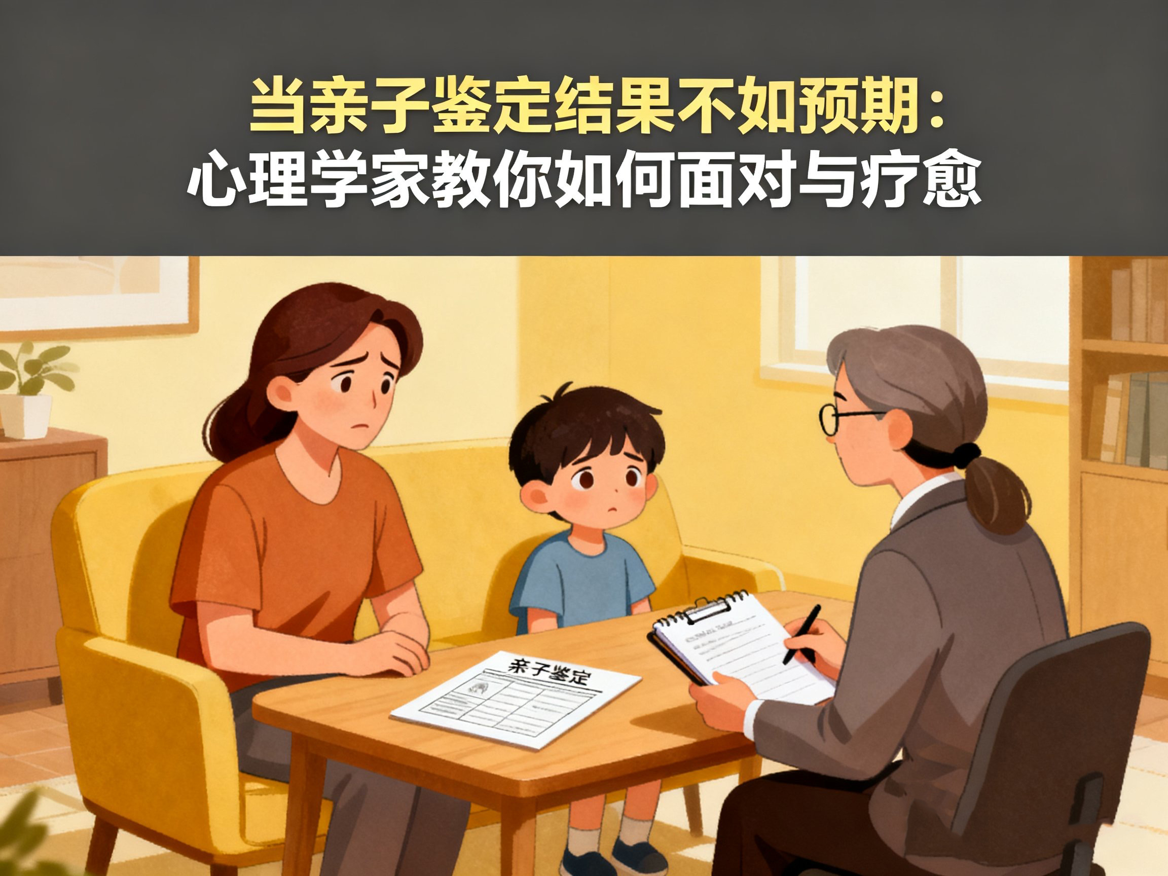 当鉴定结果不如预期：心理学家教你如何面对与疗愈