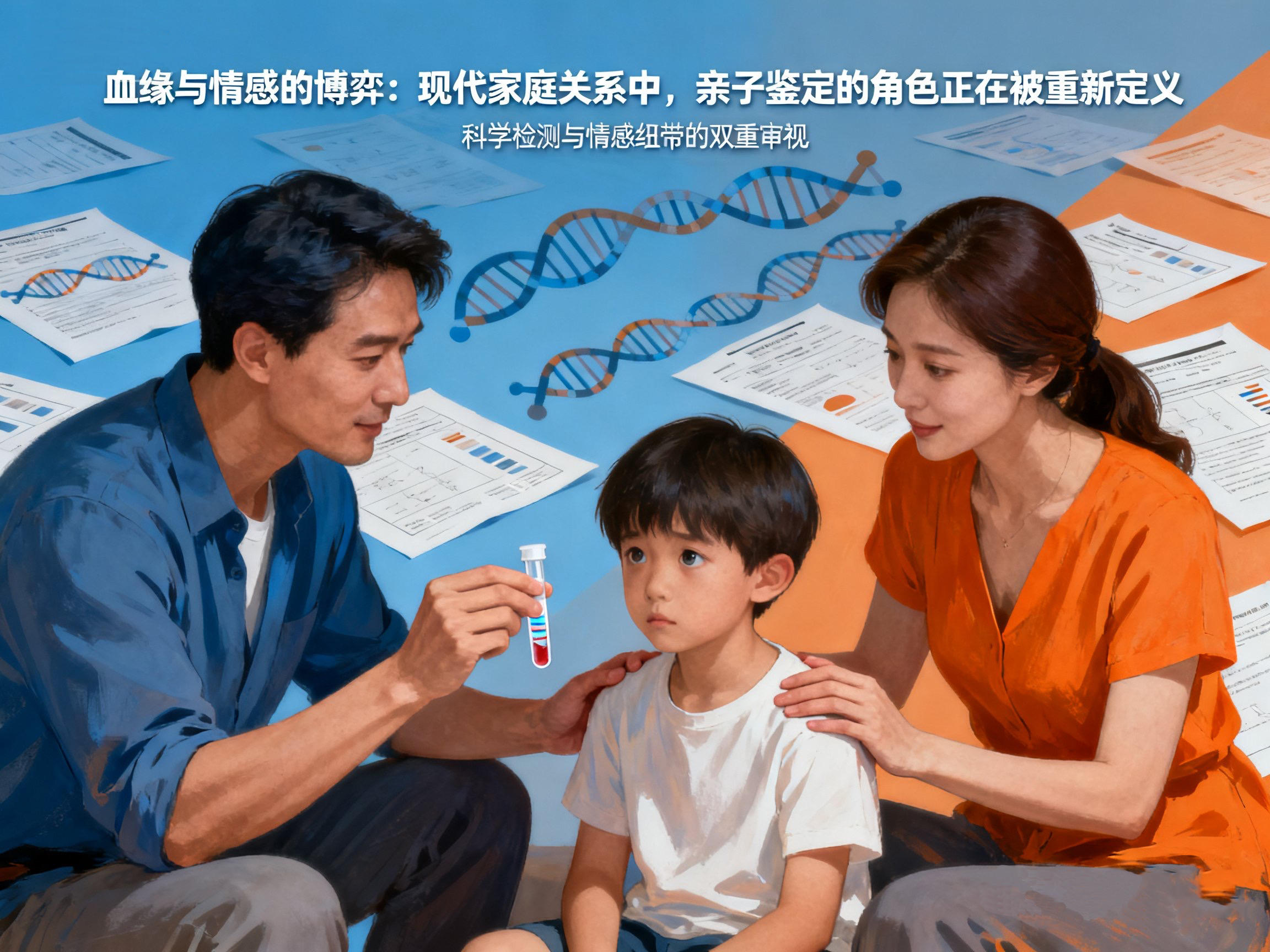 血缘与情感的博弈：现代家庭关系中，亲子鉴定的角色正在被重新定义