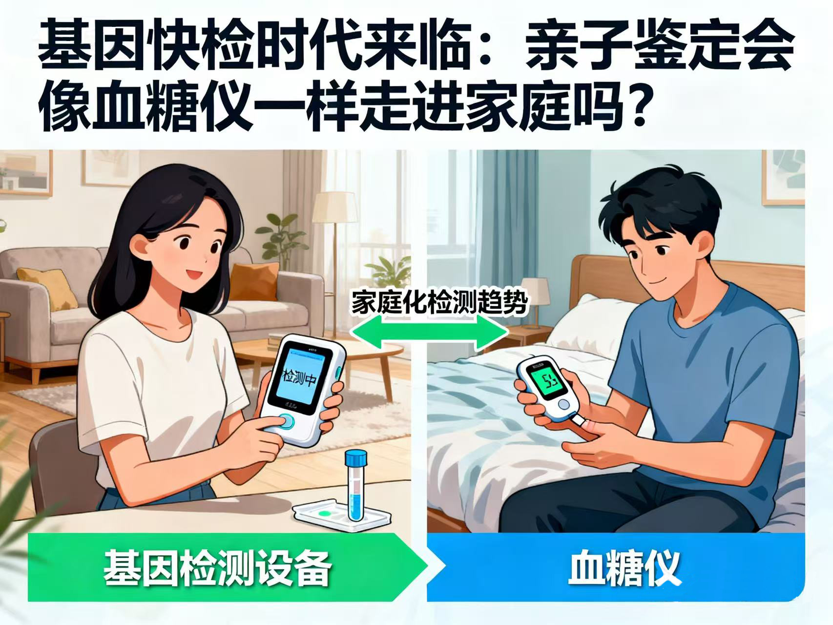 “基因快检”时代来临：亲子鉴定会像血糖仪一样走进家庭吗？
