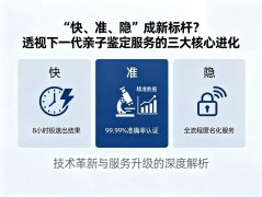 “快、准、隐”成新标杆？透视下一代亲子鉴定服务