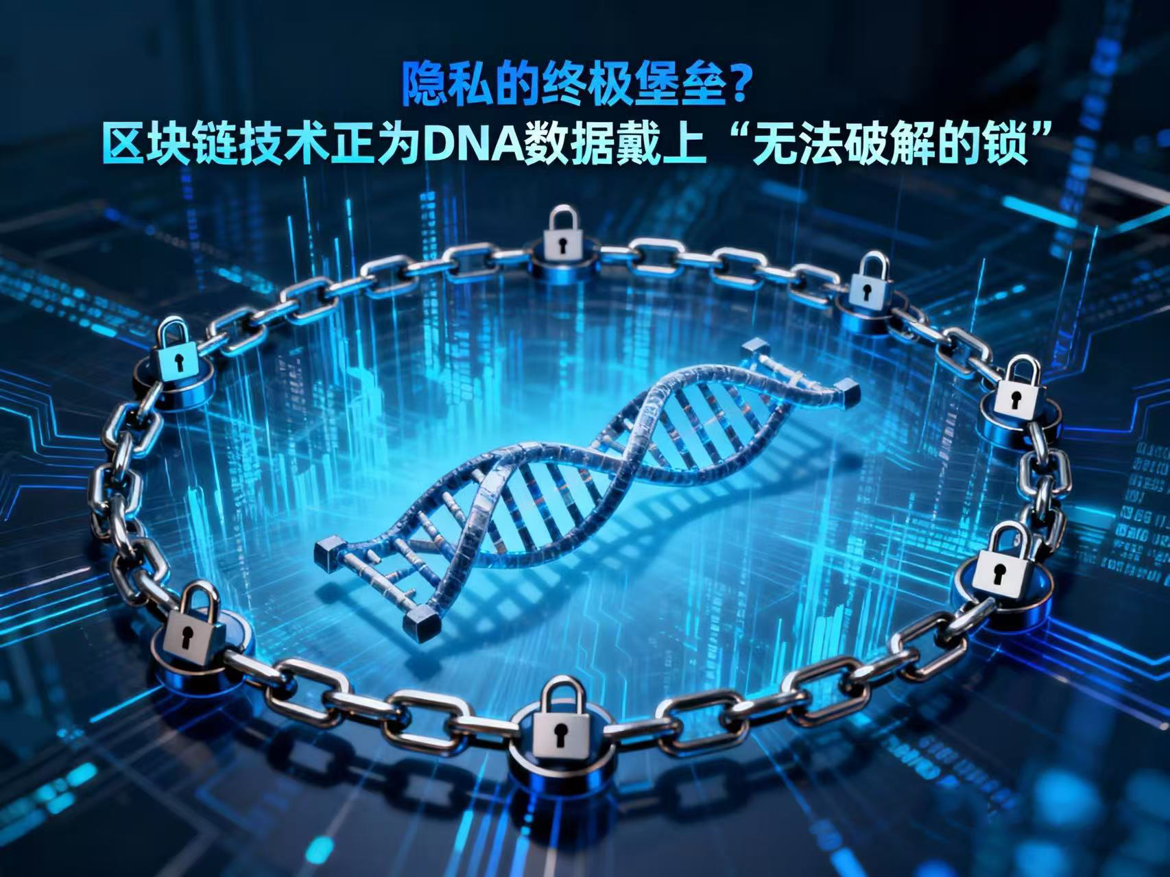 隐私的终极堡垒？区块链技术正为DNA数据戴上“无法破解的锁”