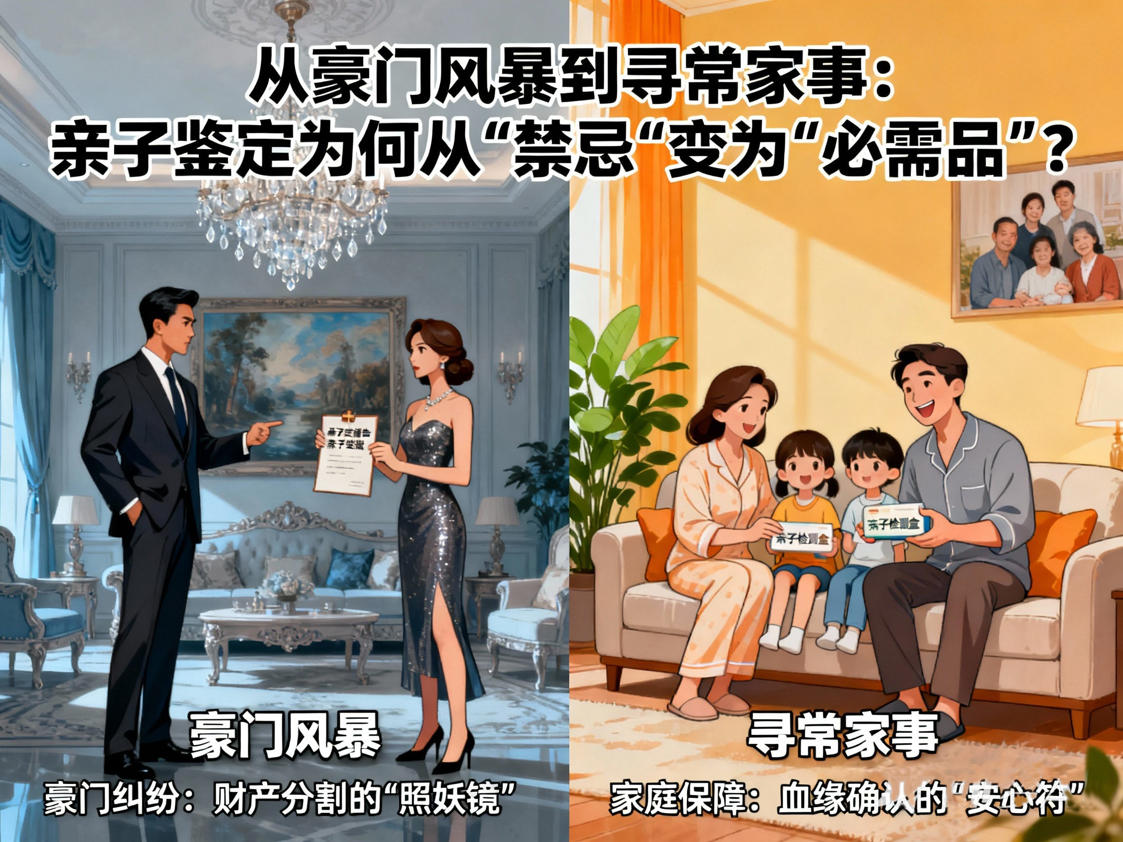 从豪门风暴到寻常家事：亲子鉴定为何从“禁忌”变为“必需品”？