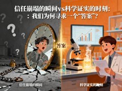 信任崩塌的瞬间 vs 科学证实的时刻：我们为何寻求一个“答案”？