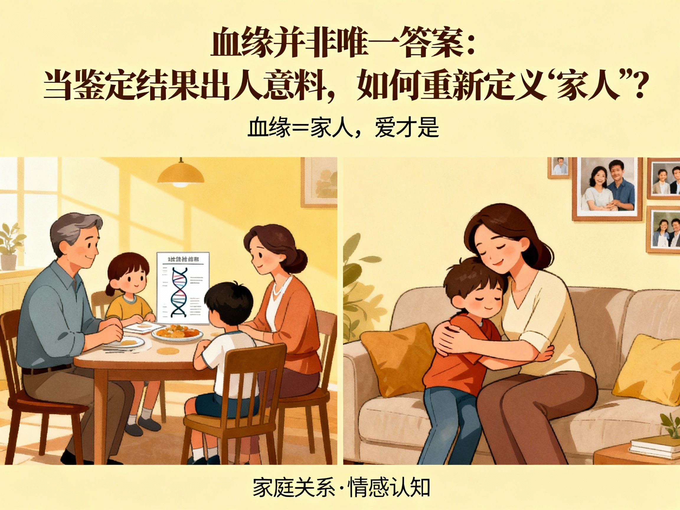 血缘并非唯一答案：当鉴定结果出人意料，如何重新定义“家人”？