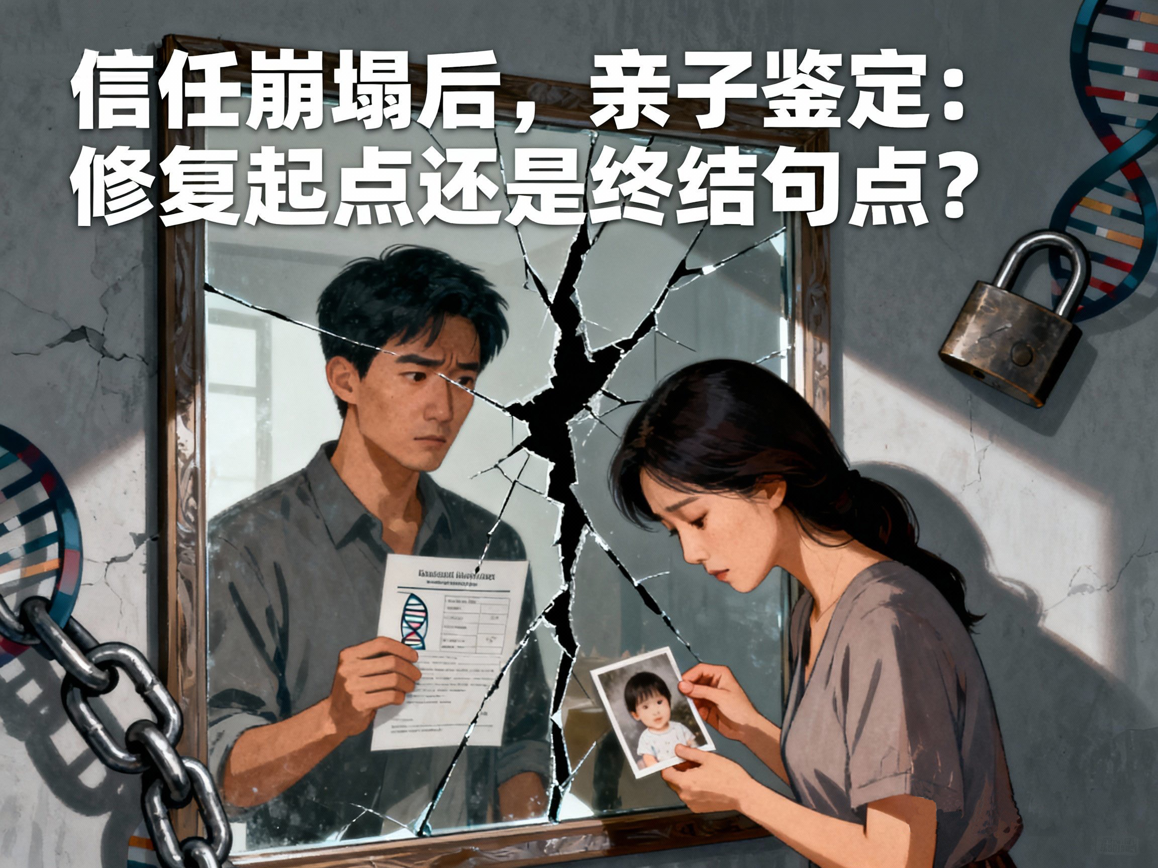 信任崩塌后，亲子鉴定是修复的起点还是终结的句点？