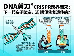 “DNA剪刀”CRISPR跨界而来：下一代亲子鉴定，还能顺