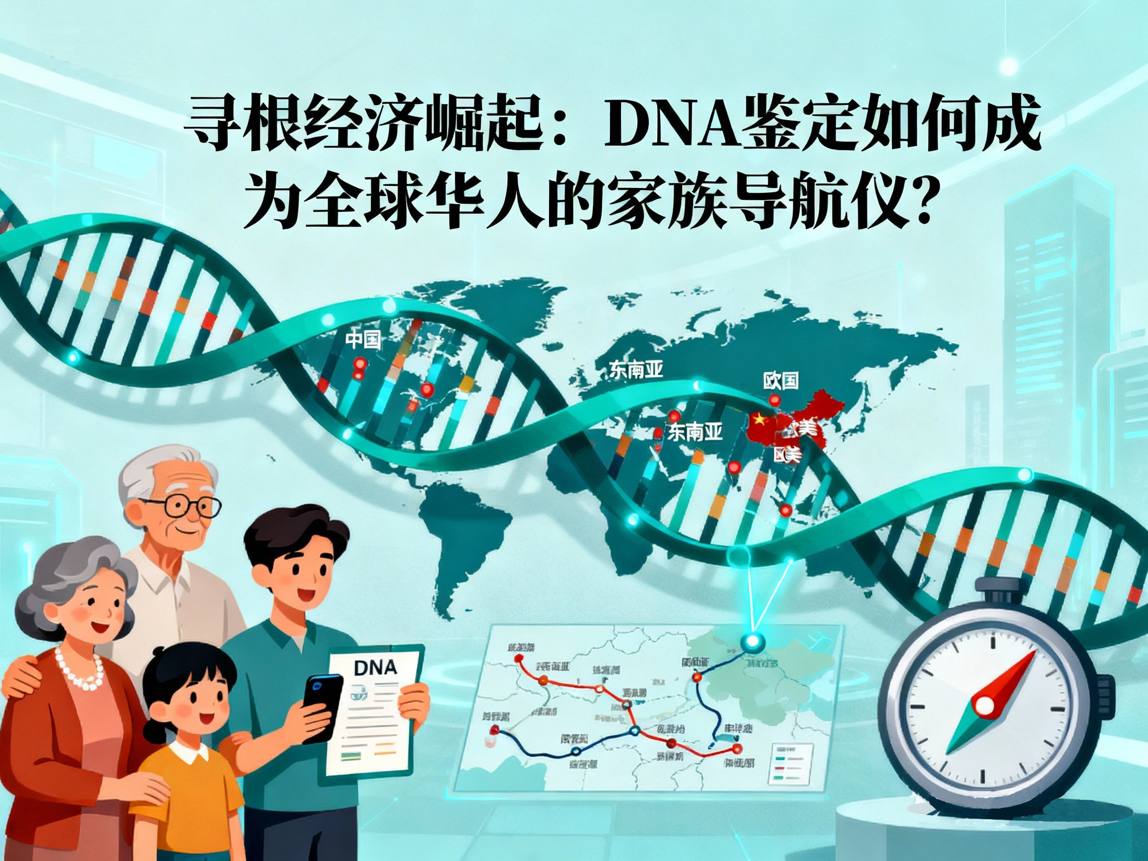 “寻根”经济崛起：DNA鉴定如何成为全球华人的家族“导航仪”？