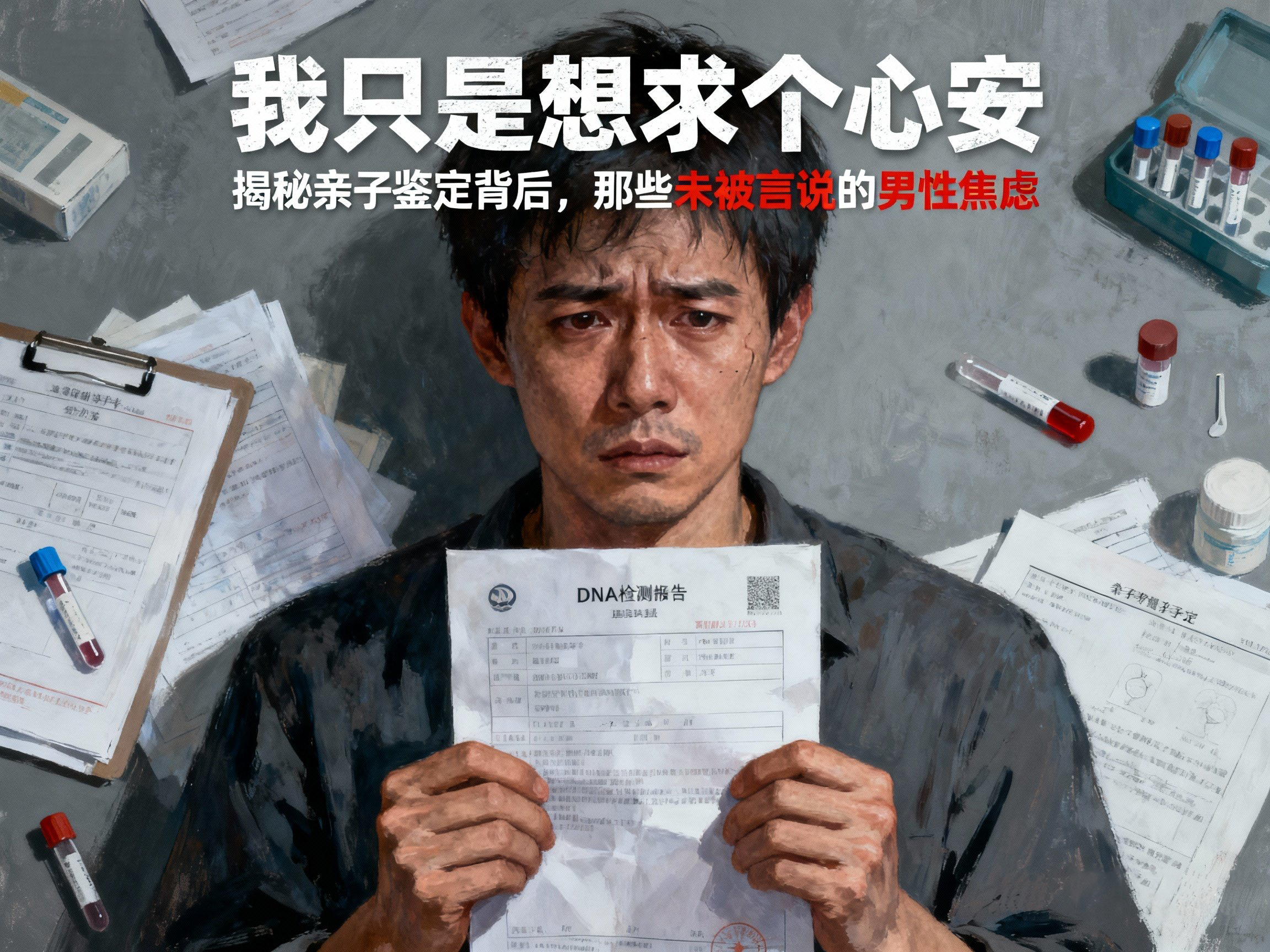 “我只是想求个心安”：揭秘亲子鉴定背后，那些未被言说的男性焦虑