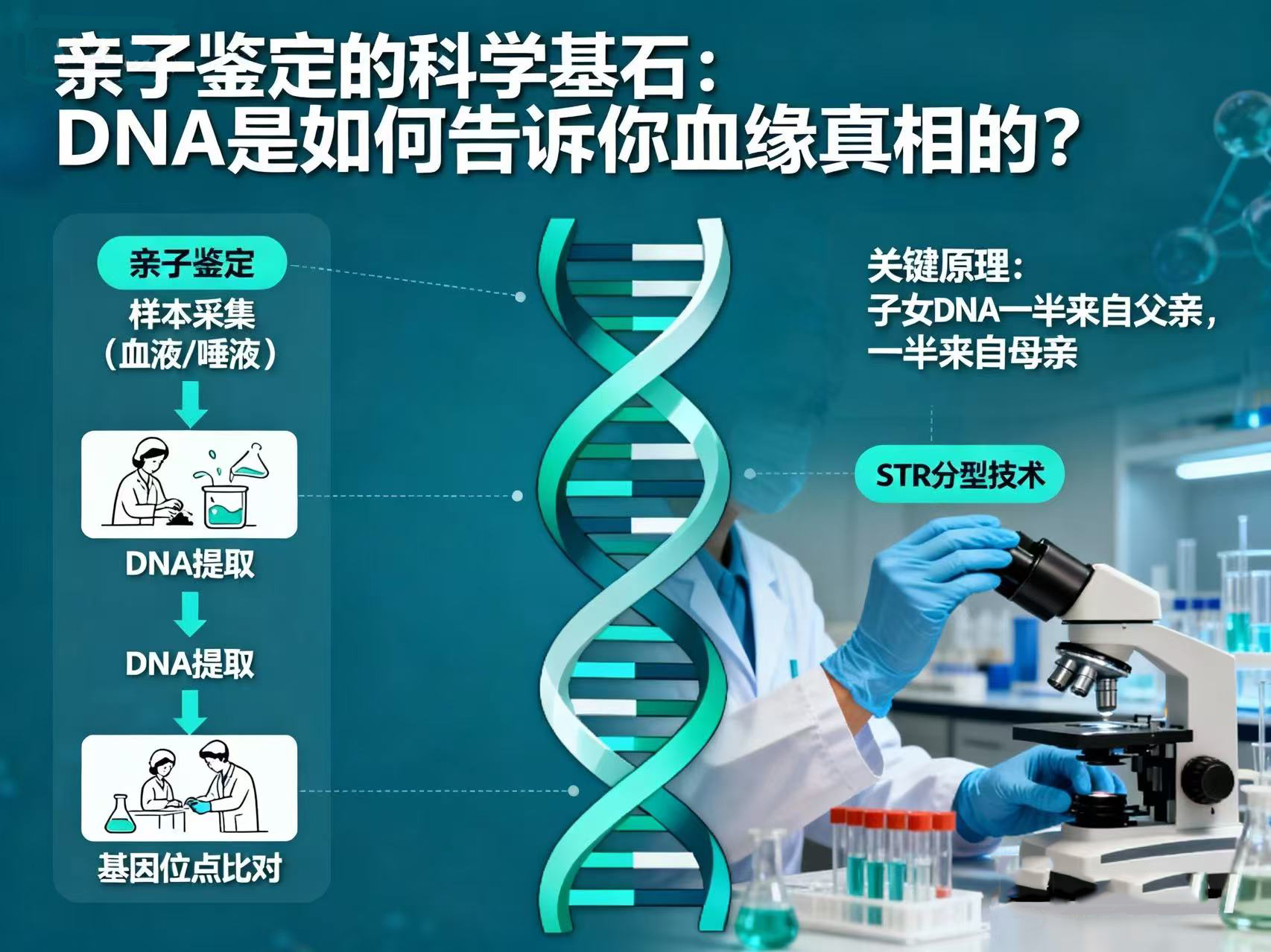 亲子鉴定的科学基石：DNA是如何告诉你血缘真相的？