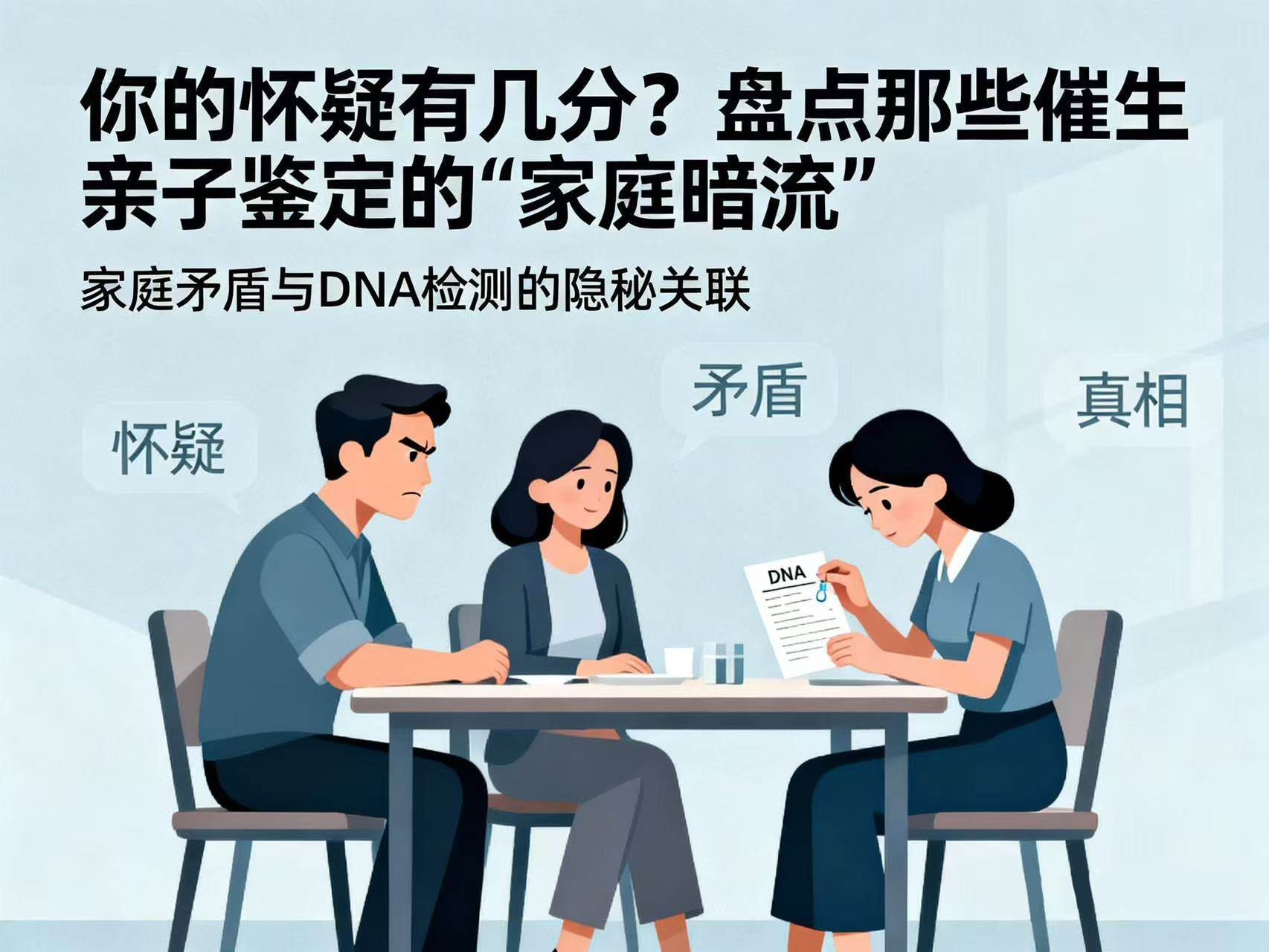 你的怀疑有几分？盘点那些催生亲子鉴定的“家庭暗流”