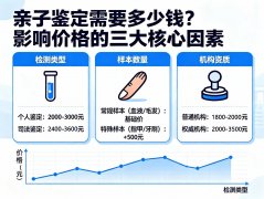 亲子鉴定需要多少钱?影响价格的三大核心因素 亲子鉴定需要多少钱?影响价格的三大核心因素