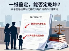 一纸鉴定，能否定乾坤？亲子鉴定结果对抚养权与财产继承的法律影响