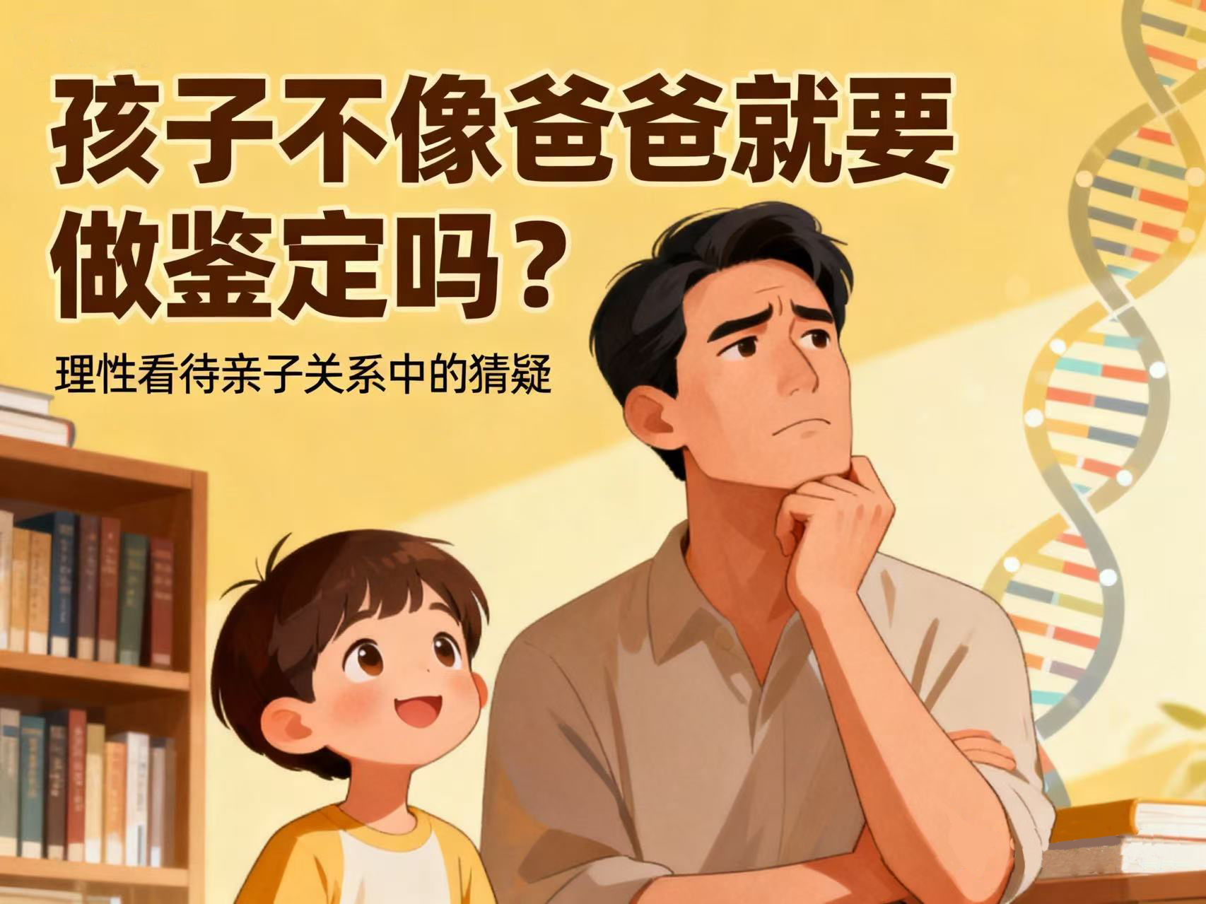 孩子不像爸爸就要做鉴定吗？理性看待亲子关系中的猜疑