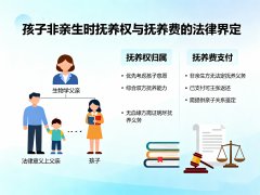 如果孩子确定非亲生，法律上该如何界定抚养权与抚养费？
