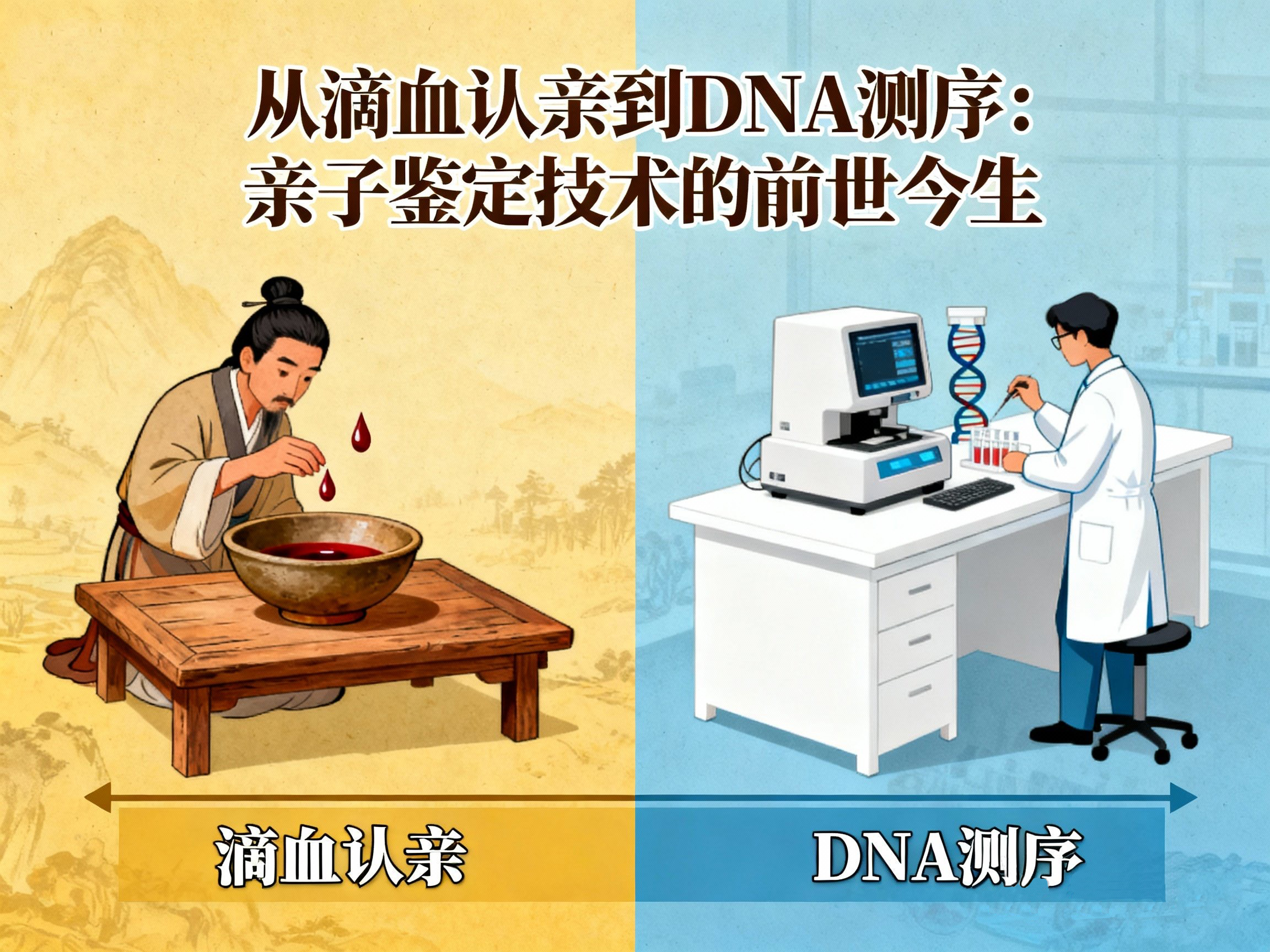 从滴血认亲到DNA测序：亲子鉴定技术的前世今生