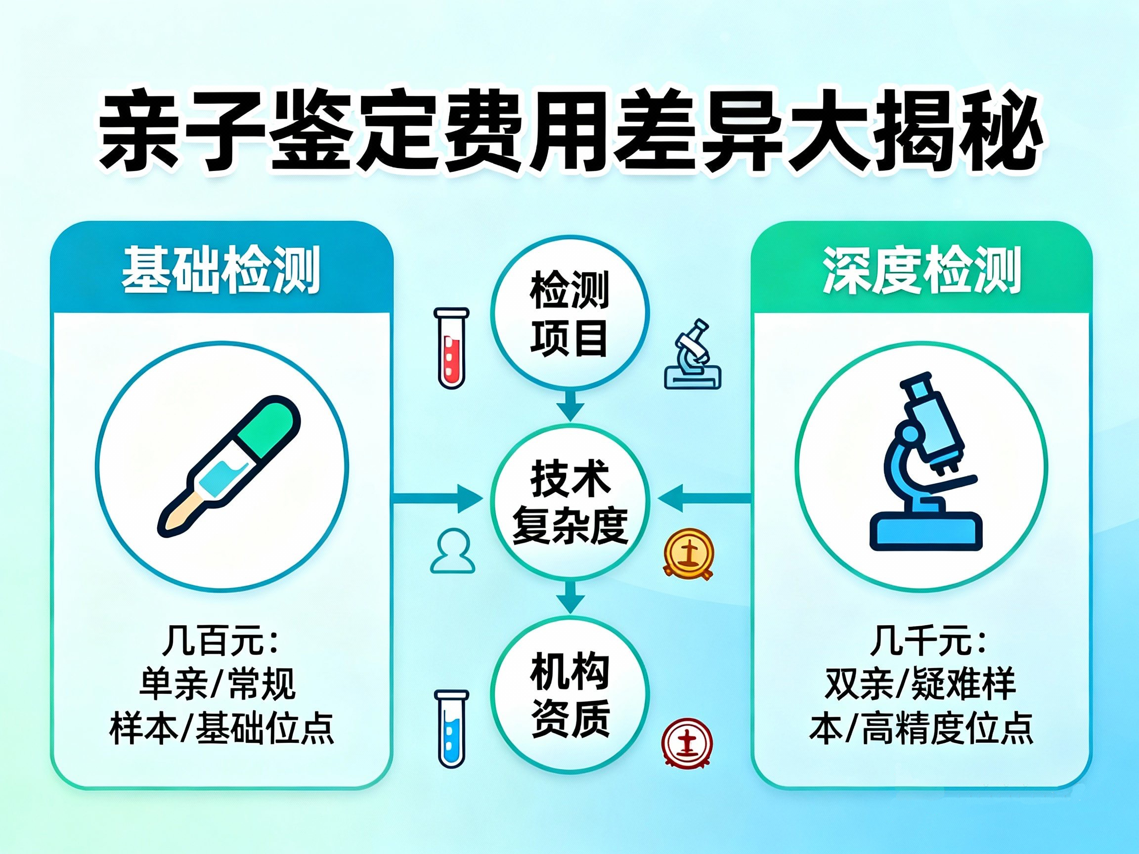价格从几百到几千不等，亲子鉴定的费用究竟为何差异这么大？