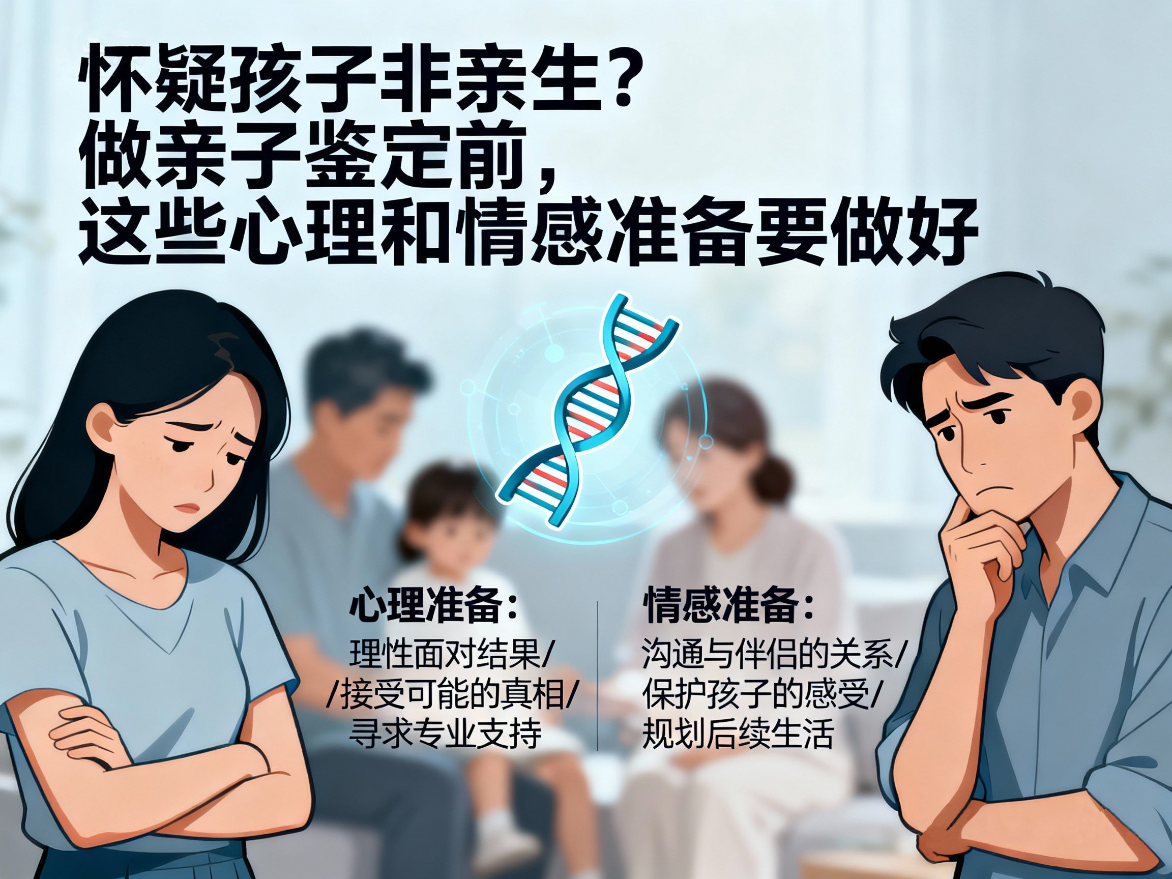 怀疑孩子非亲生？做亲子鉴定前，这些心理和情感准备要做好