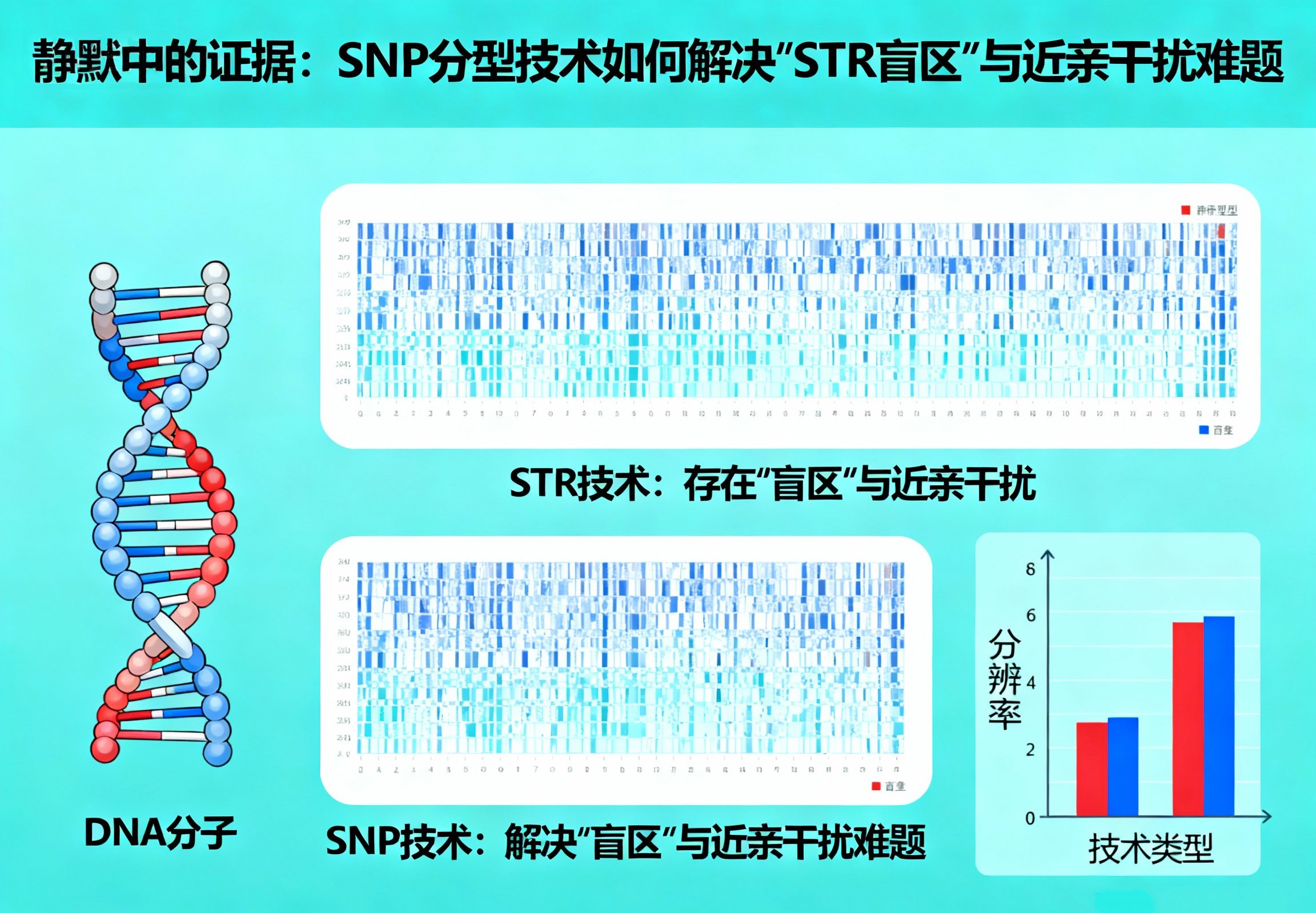 静默中的证据：SNP分型技术如何解决“STR盲区”与近亲干扰难题