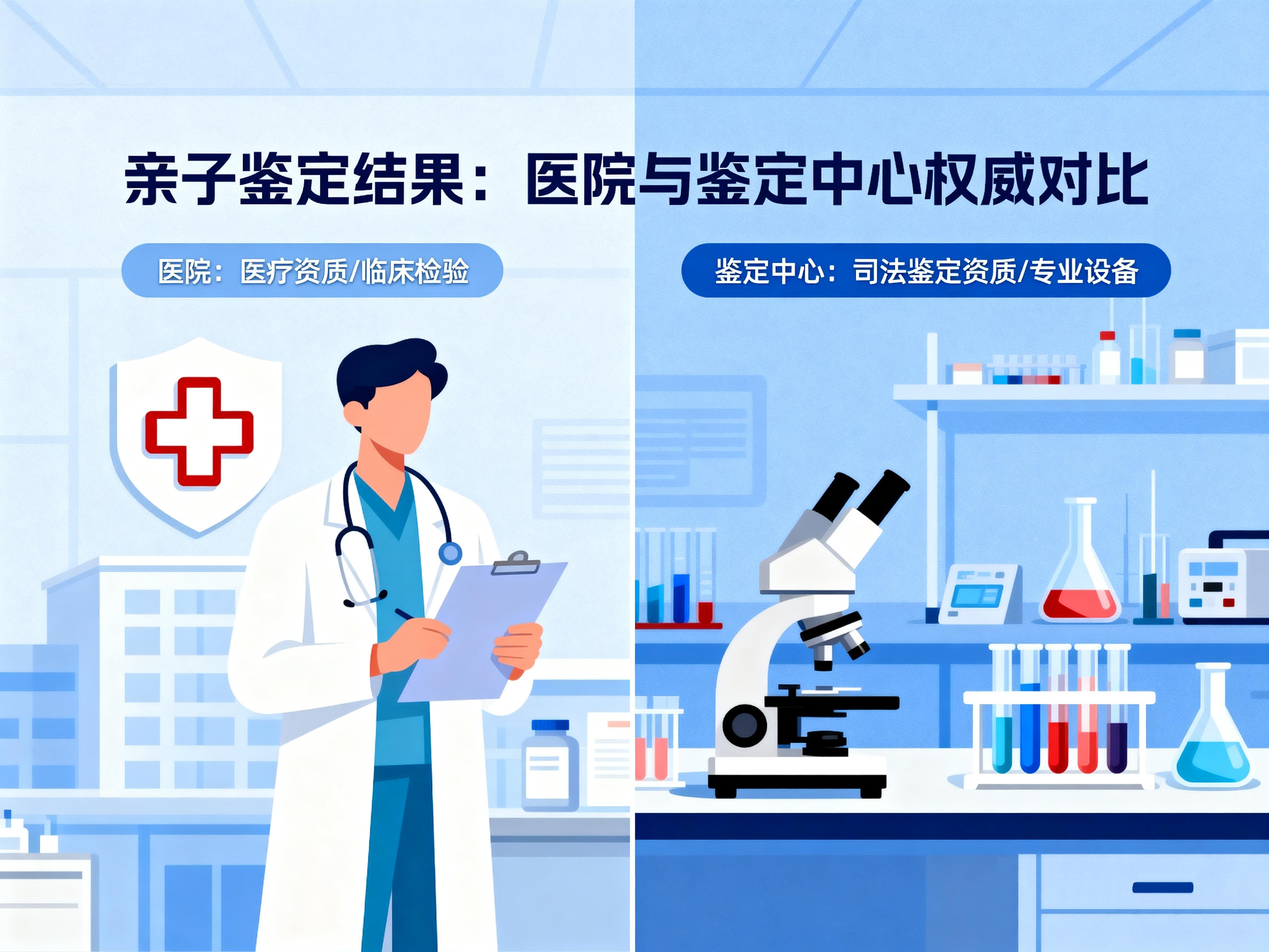 亲子鉴定结果，医院和鉴定中心谁更权威？—— 法律效力背后的关键因素